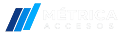 metrica azul blanco